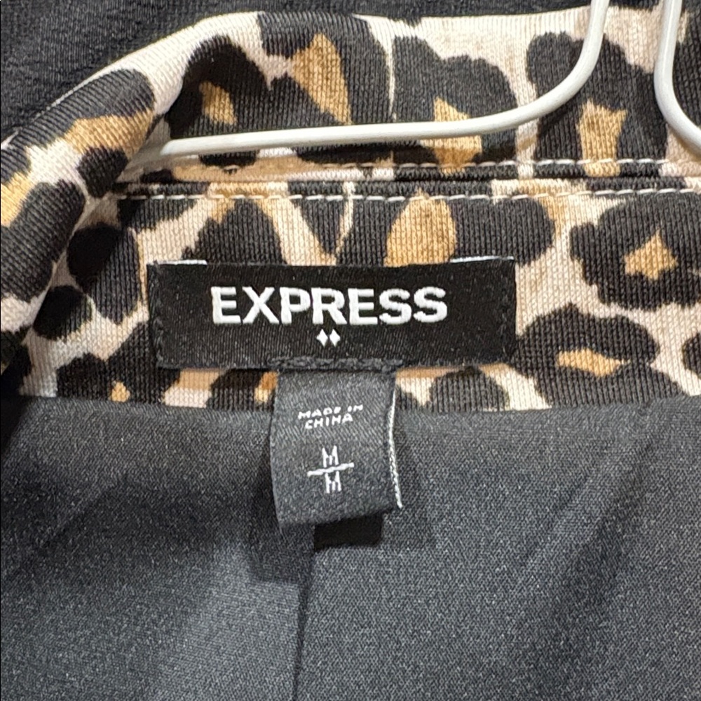 Express Leopard Print Blazer - Picture 5 of 10